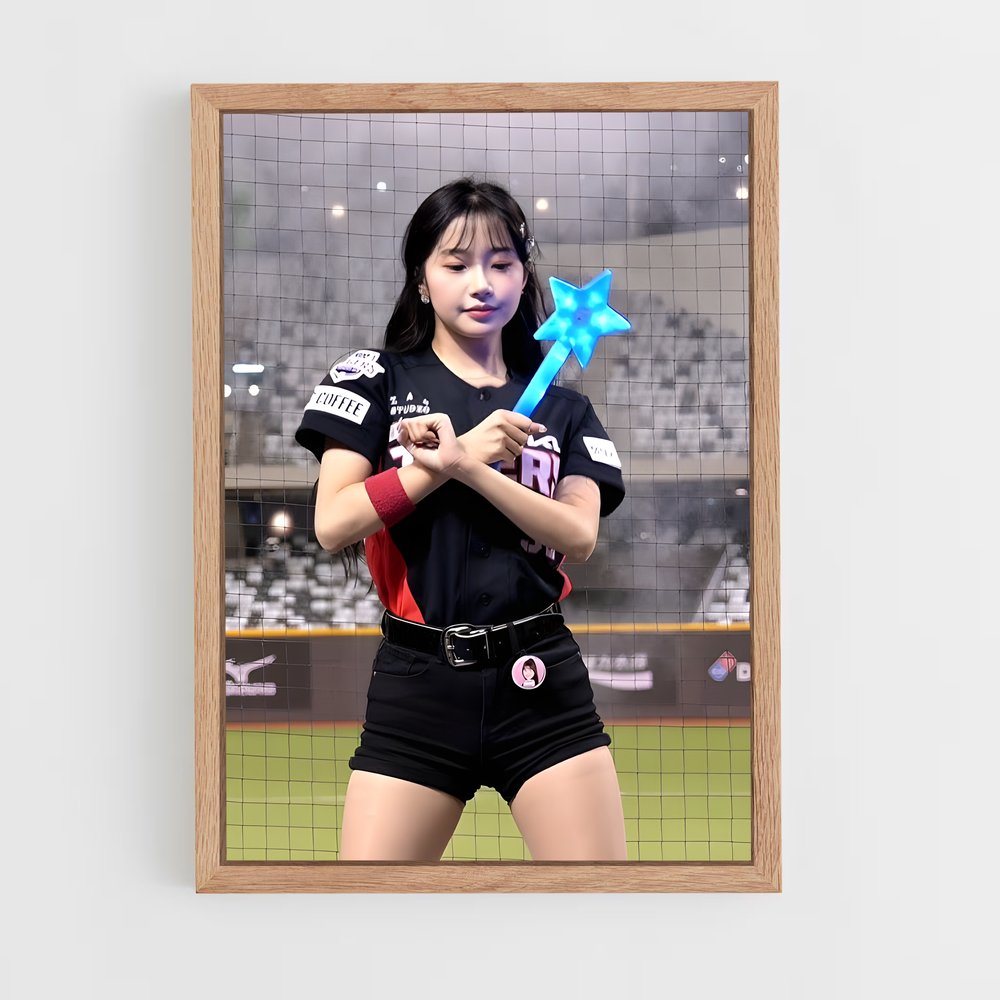 Poster Home Run Queen – affiche Baseball (vue 4)